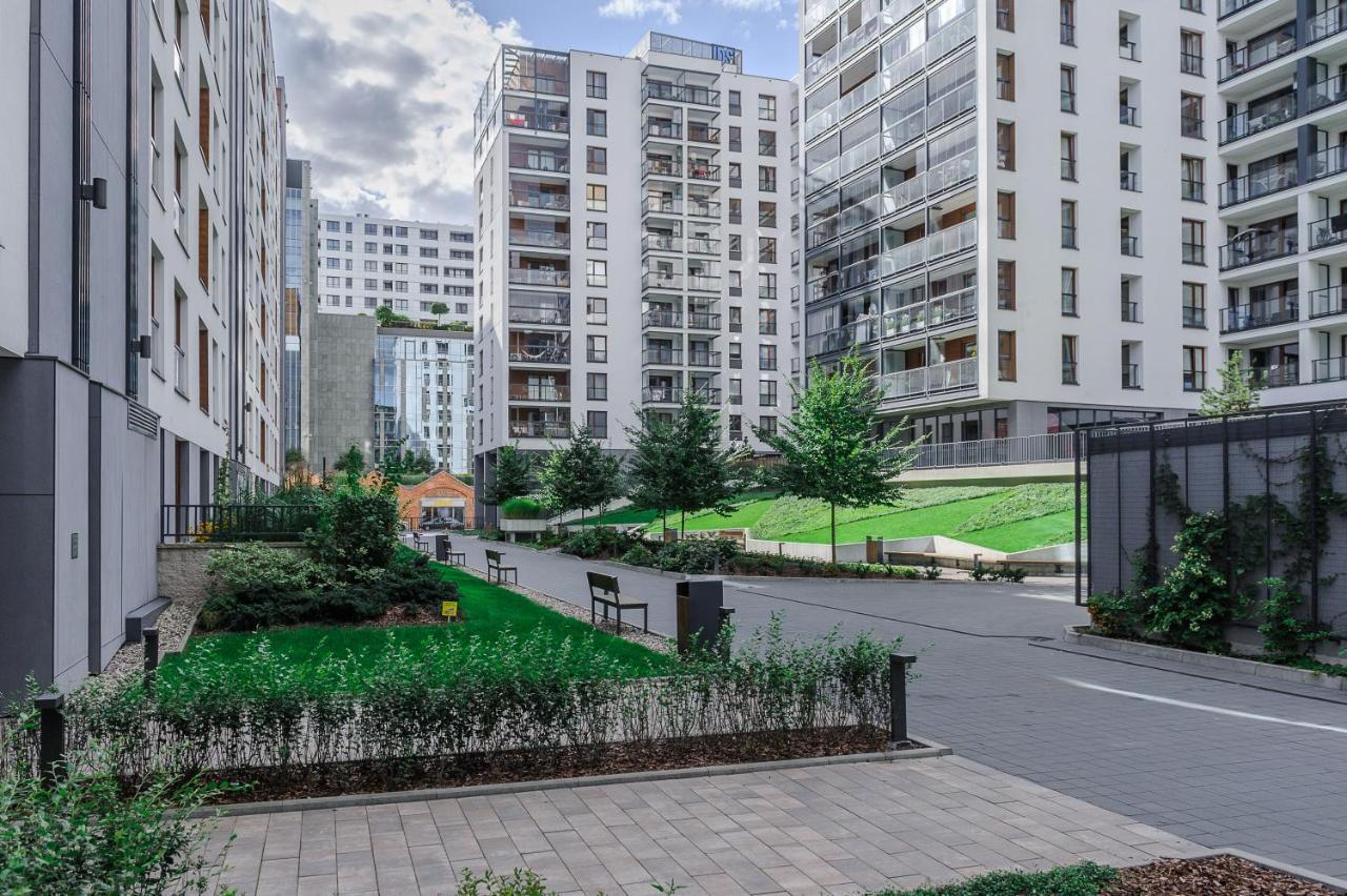 Modern Apartments With Access To The Pool Near Rondo Daszynskiego Station 华沙 外观 照片