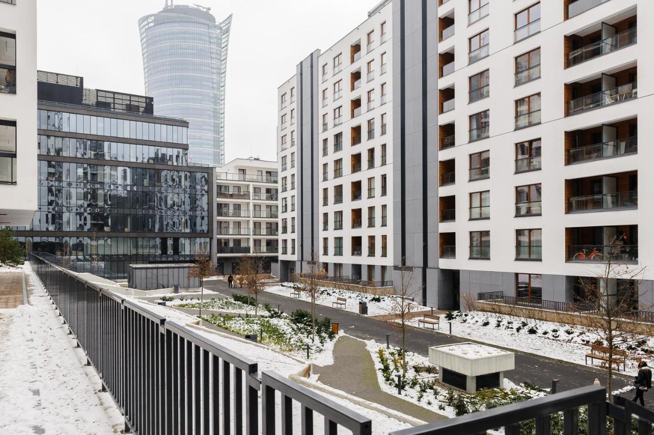 Modern Apartments With Access To The Pool Near Rondo Daszynskiego Station 华沙 外观 照片